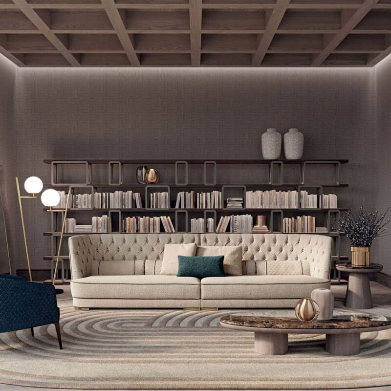 Sofa Greppi High Capitonnè