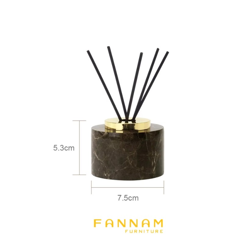 Bộ phụ kiện phòng tắm cao cấp đá cẩm thạch nâu