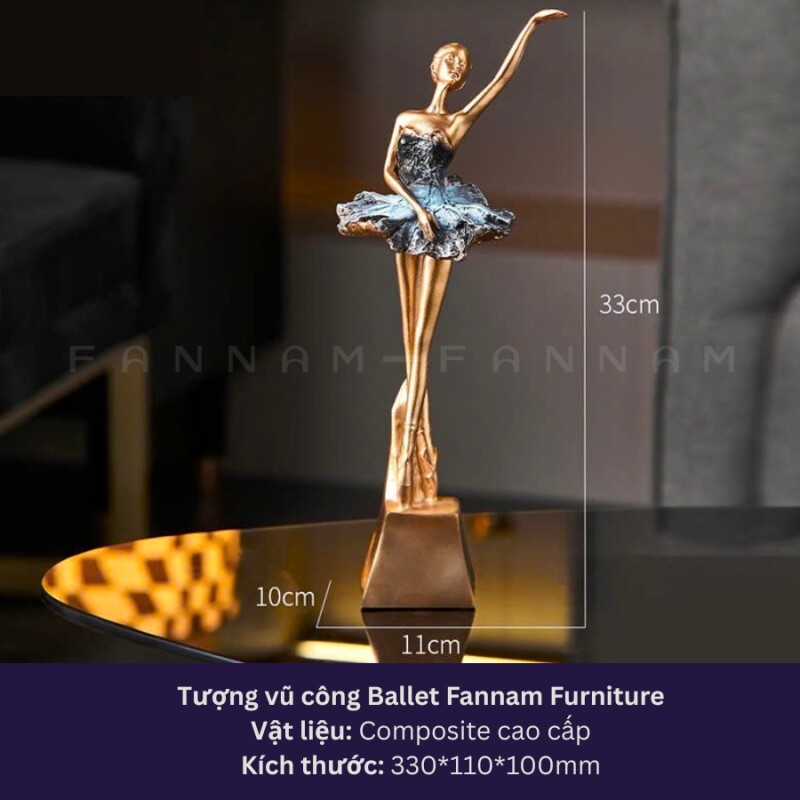 Tượng Decor Ballet