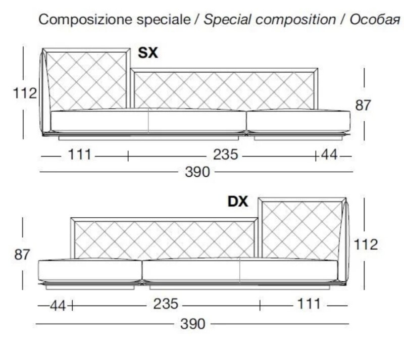 SOFA LONGHI - FURLH33