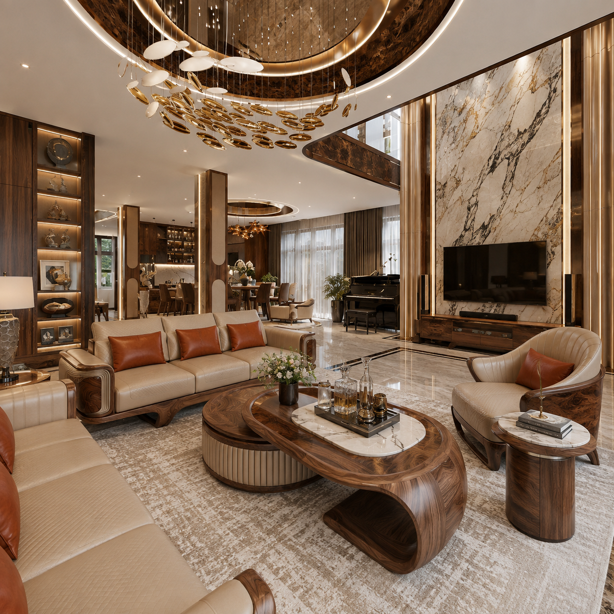Bàn bên sofa là gì? Cách chọn kích thước và kiểu dáng phù hợp với phòng khách