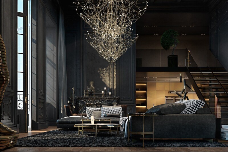 Phong cách nội thất Gothic: Vẻ đẹp huyền bí vượt khỏi những gam màu tối