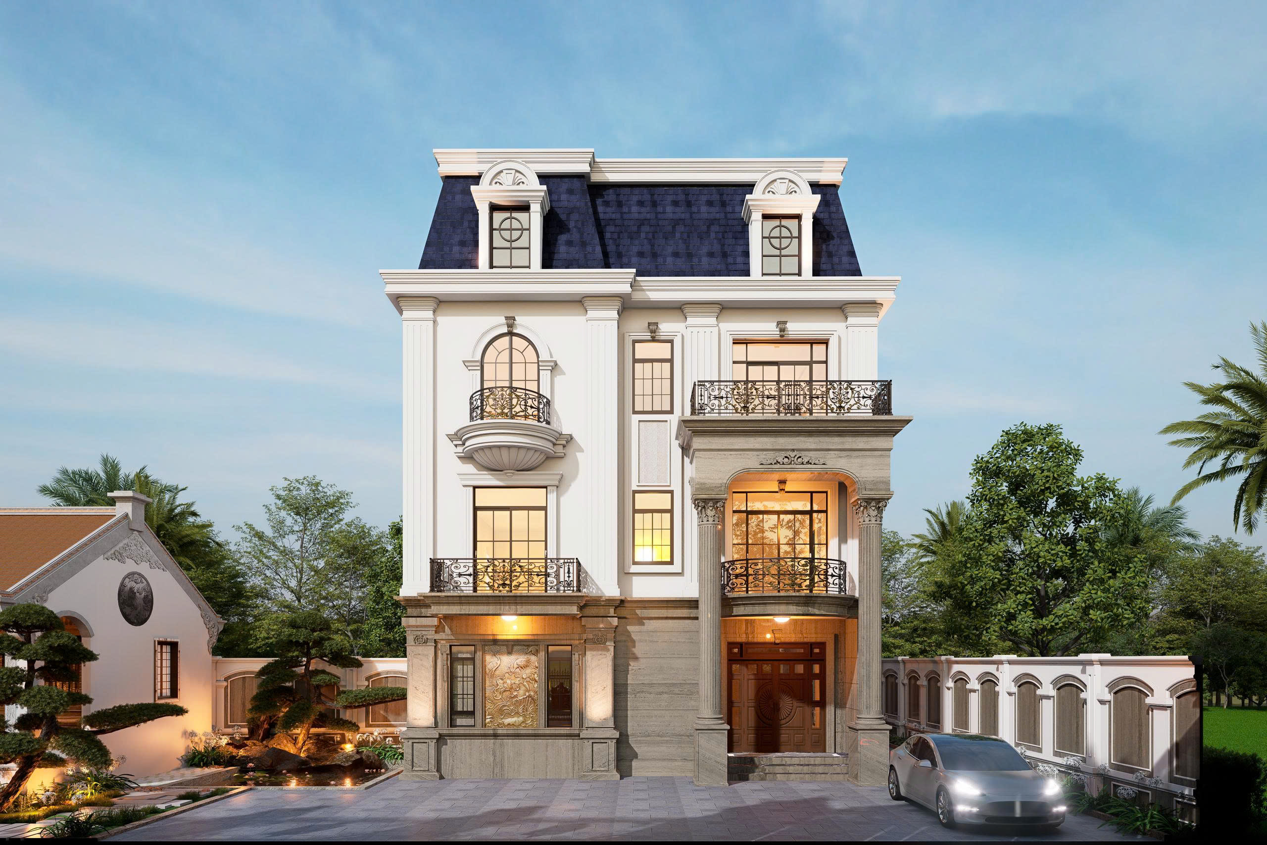 Moodboard Phòng Khách Cao Cấp - Phong cách Đương đại Luxury cho biệt thự Hải Dương